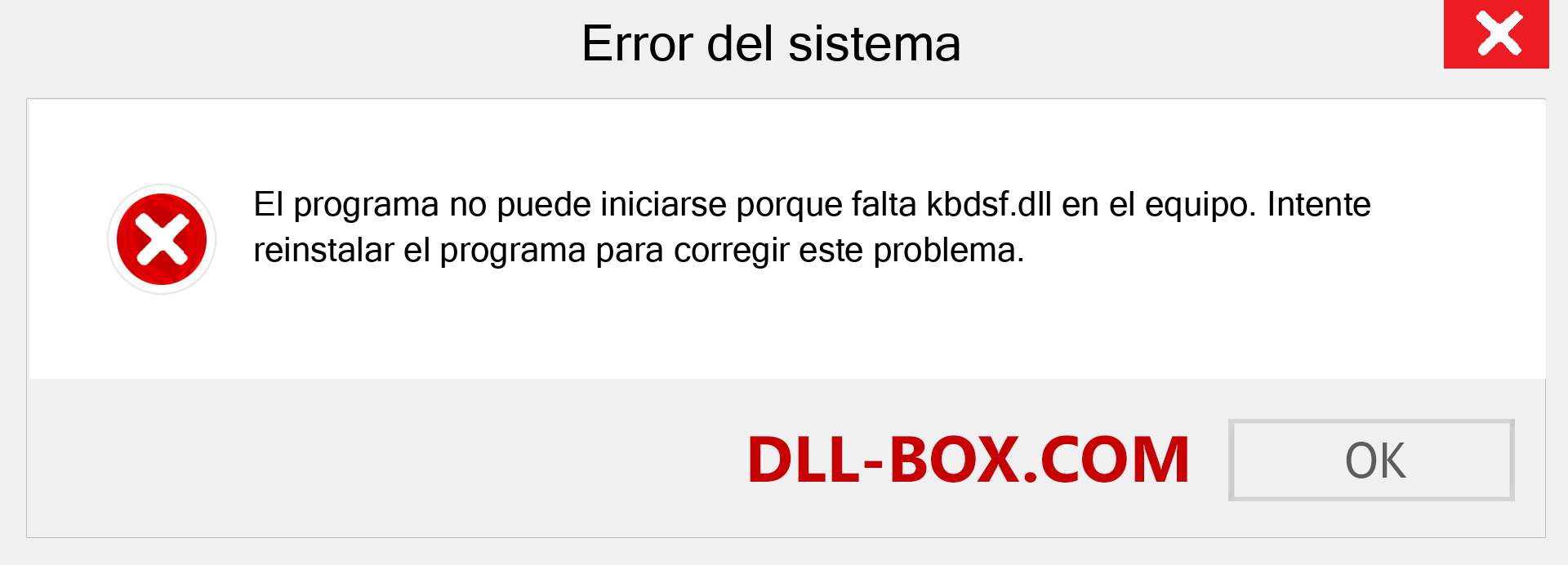 ¿Falta el archivo kbdsf.dll ?. Descargar para Windows 7, 8, 10 - Corregir kbdsf dll Missing Error en Windows, fotos, imágenes