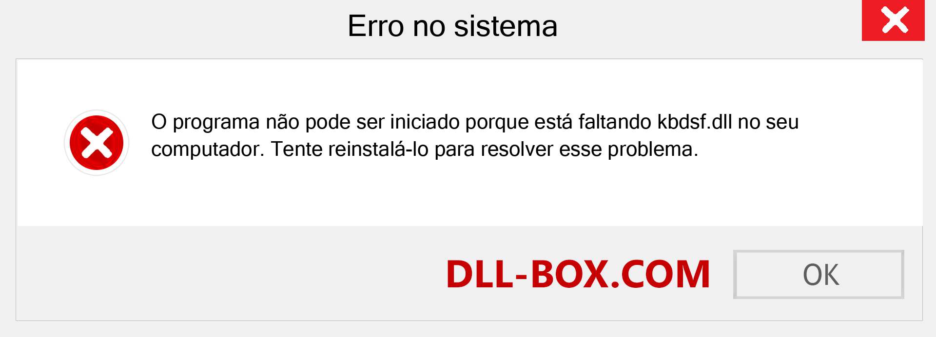 Arquivo kbdsf.dll ausente ?. Download para Windows 7, 8, 10 - Correção de erro ausente kbdsf dll no Windows, fotos, imagens